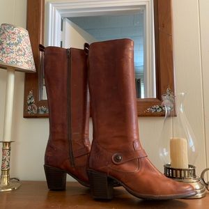 Frye rich leather boots